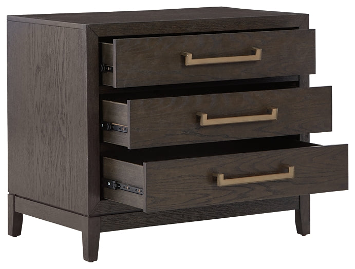 Burkhaus Three Drawer Night Stand