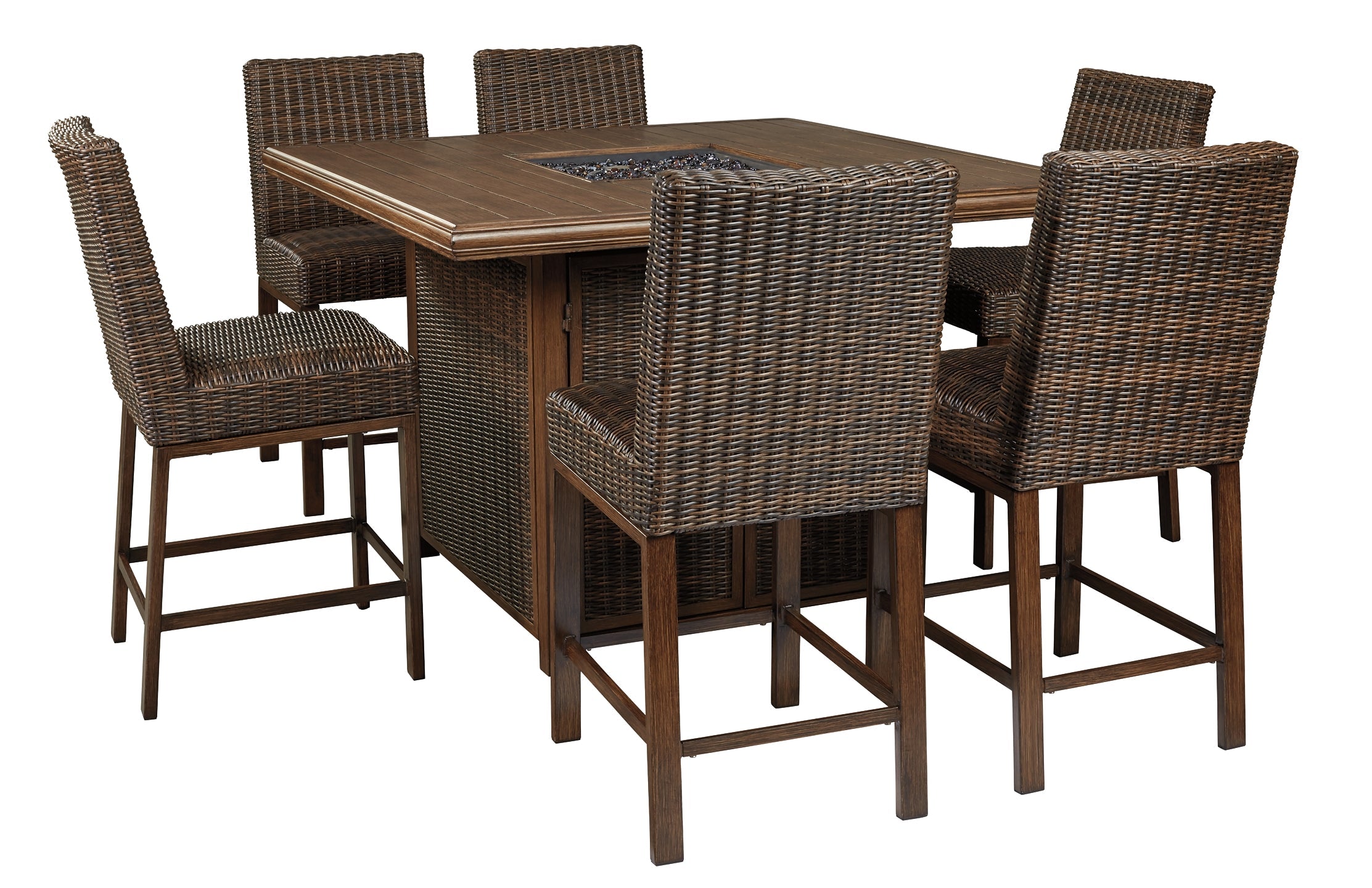 Paradise Trail Outdoor Dining Table and 6 Chairs