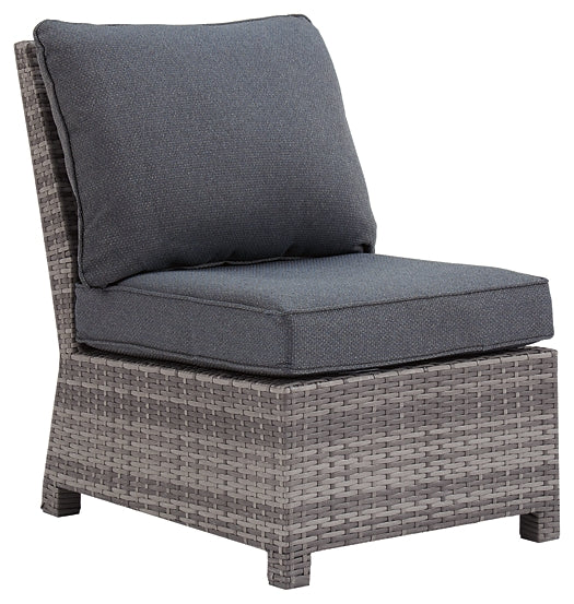Salem Beach 3-Piece Outdoor Sectional with Chair, Coffee Table and End Table