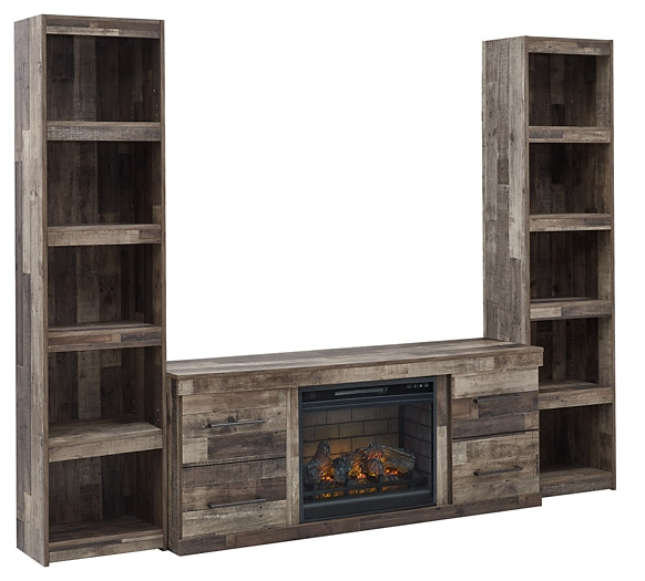 Derekson Entertainment Center with Electric Fireplace