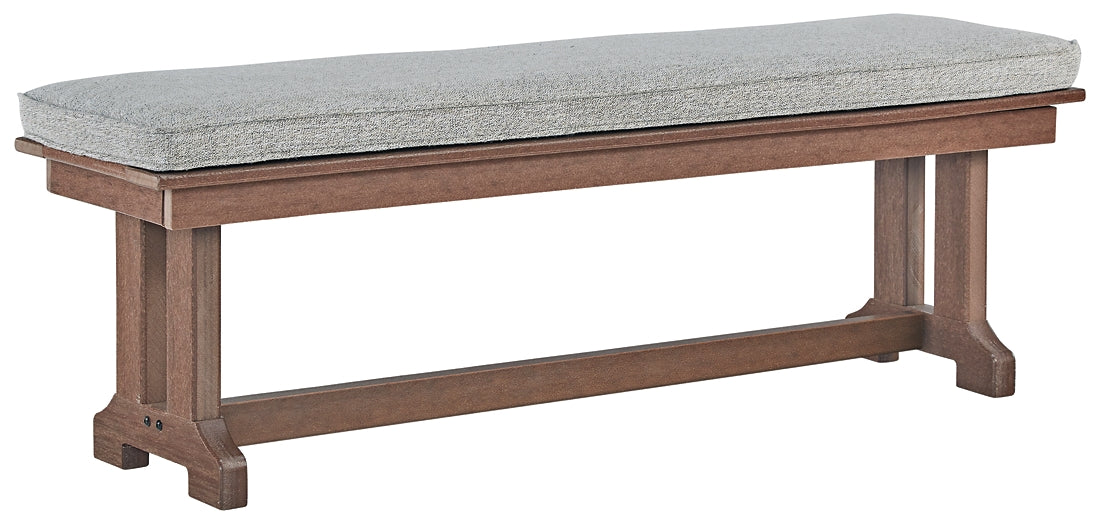 Emmeline Outdoor Dining Table and 4 Chairs and Bench