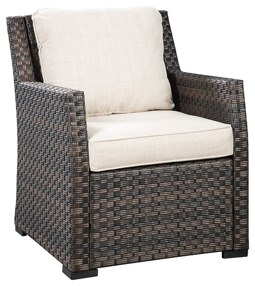 Easy Isle 3-Piece Outdoor Sectional with 2 Chairs and Coffee Table