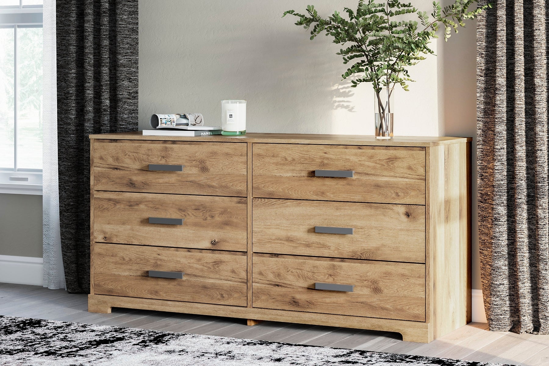 Larstin Six Drawer Dresser