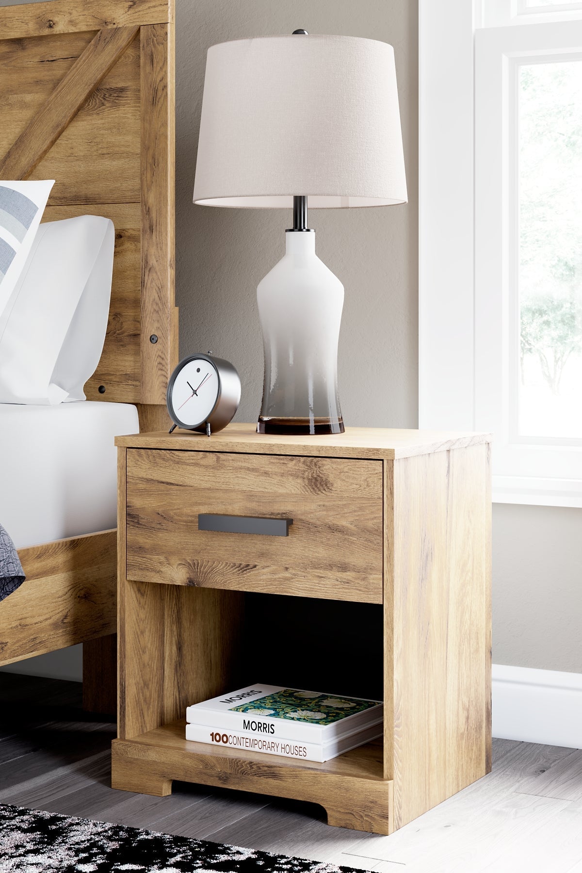 Larstin One Drawer Night Stand