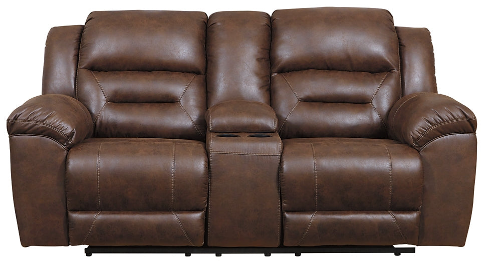 Stoneland DBL REC PWR Loveseat w/Console