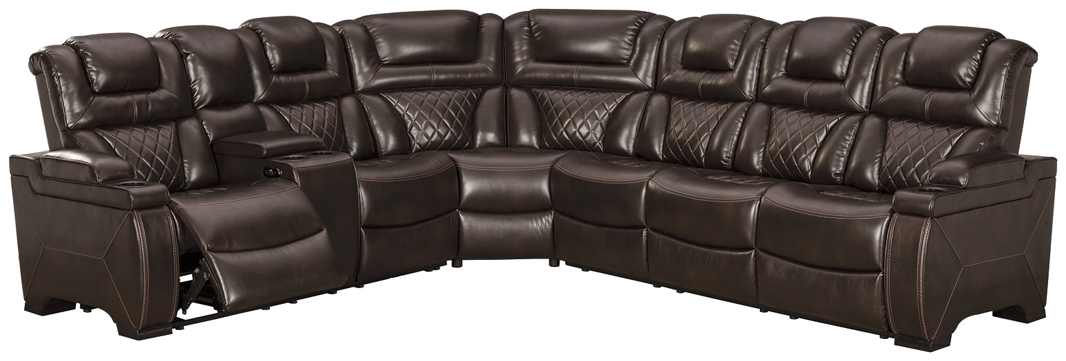 Warnerton 3-Piece Power Reclining Sectional