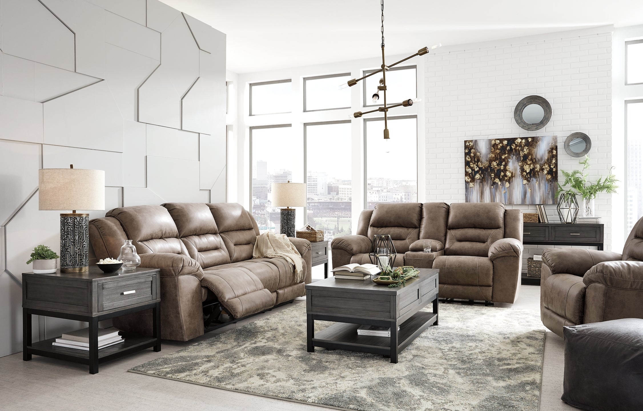 Stoneland Reclining Power Sofa