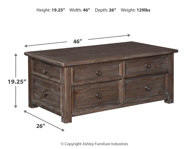 Wyndahl LIFT TOP COCKTAIL TABLE