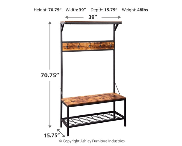 Bevinfield Hall Tree with Storage Bench