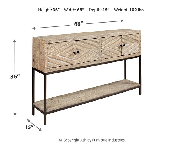 Roanley Console Sofa Table