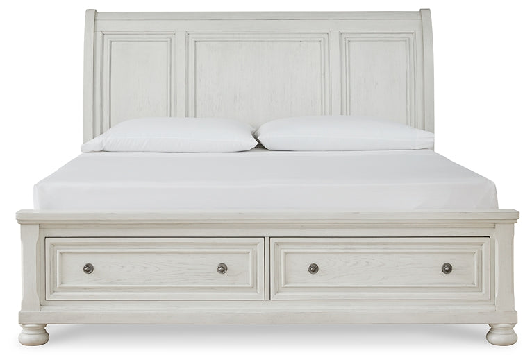 Robbinsdale Queen Sleigh Bed With Storage