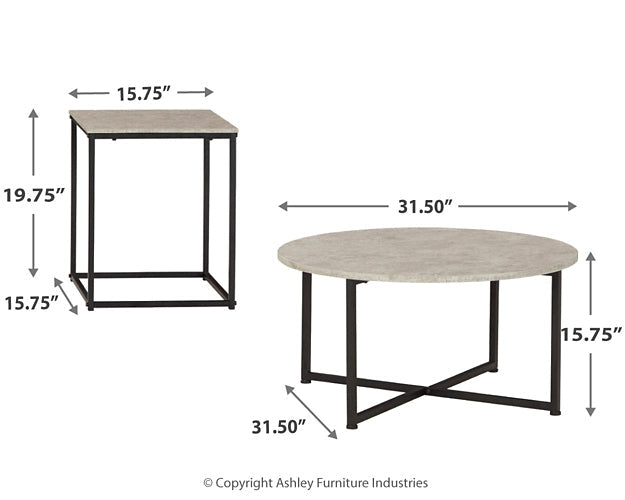 Lazabon Occasional Table (Set of 3)