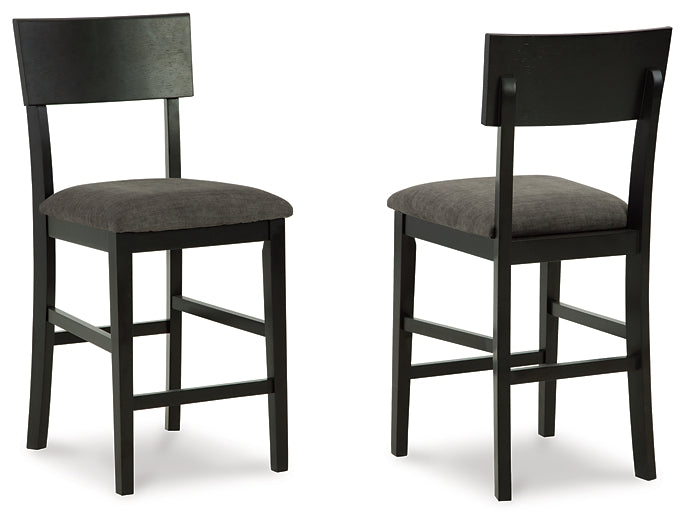 Chanzen Upholstered Barstool (2/CN)