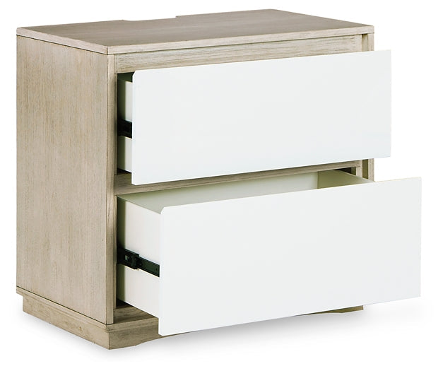 Wendora Two Drawer Night Stand