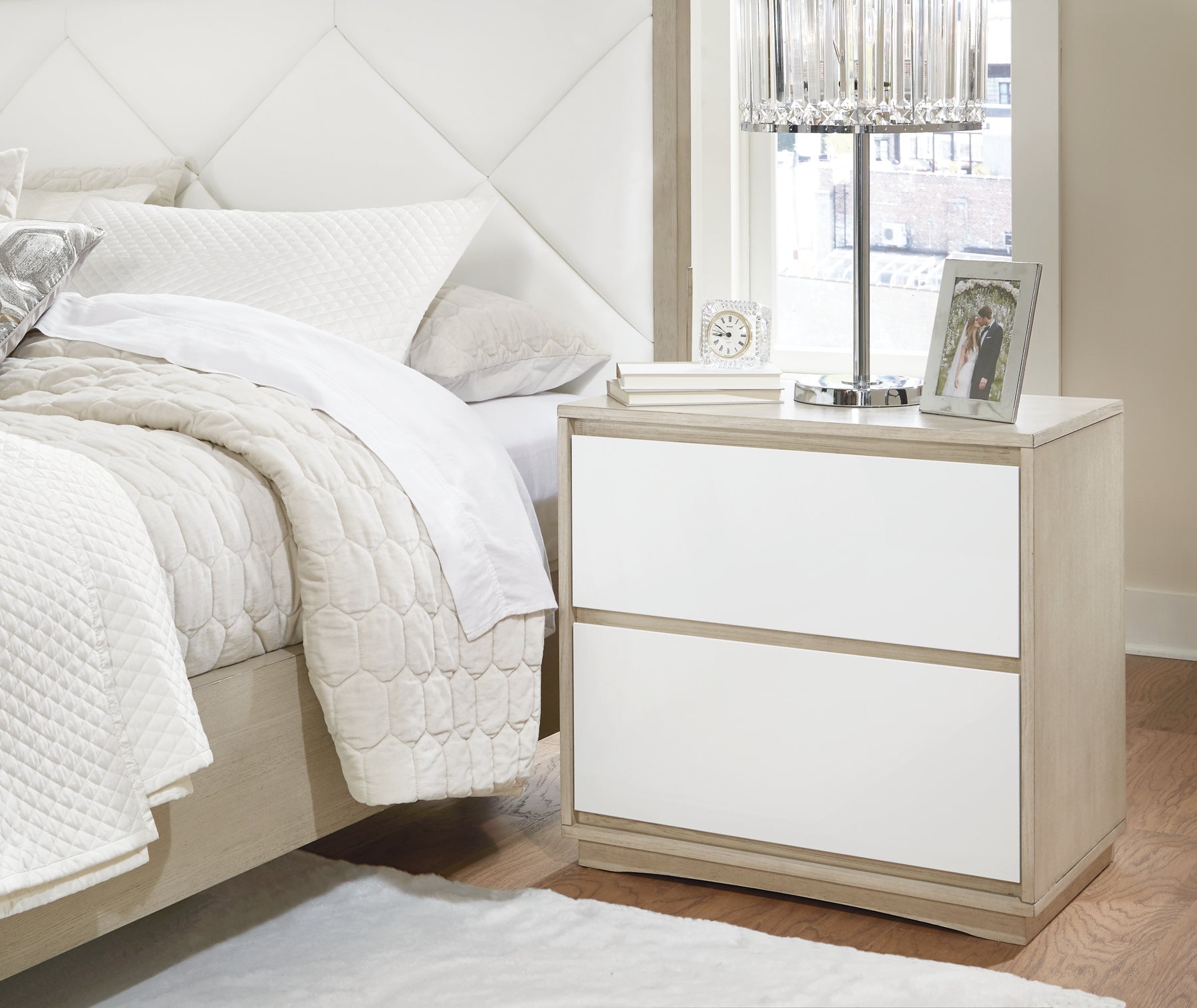 Wendora Two Drawer Night Stand