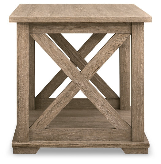 Elmferd Square End Table