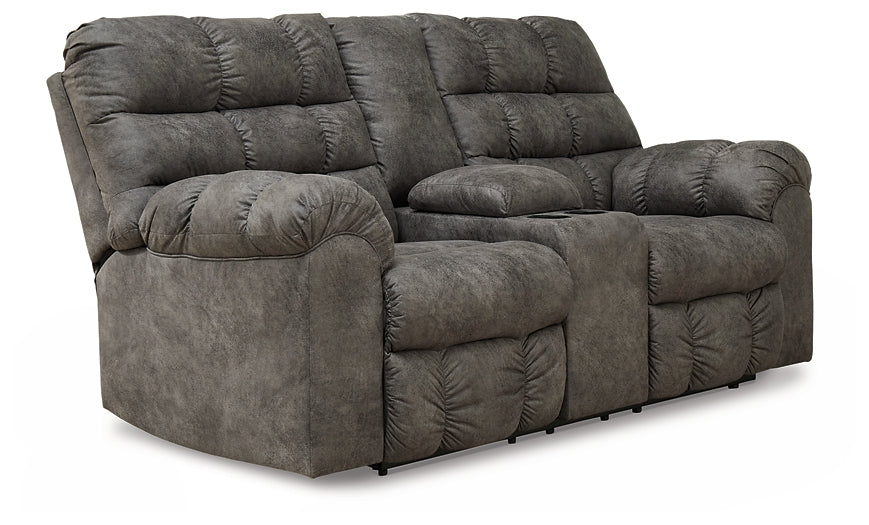 Derwin DBL Rec Loveseat w/Console