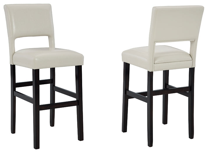 Leektree Bar Height Bar Stool (Set of 2)