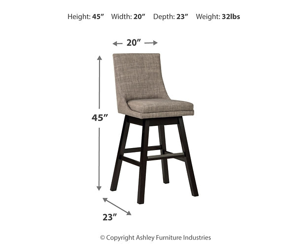 Tallenger Bar Height Bar Stool (Set of 2)