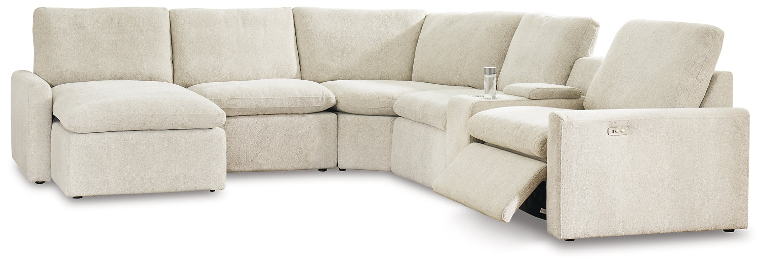 Hartsdale 6-Piece Power Reclining Sectional with Console and Chaise