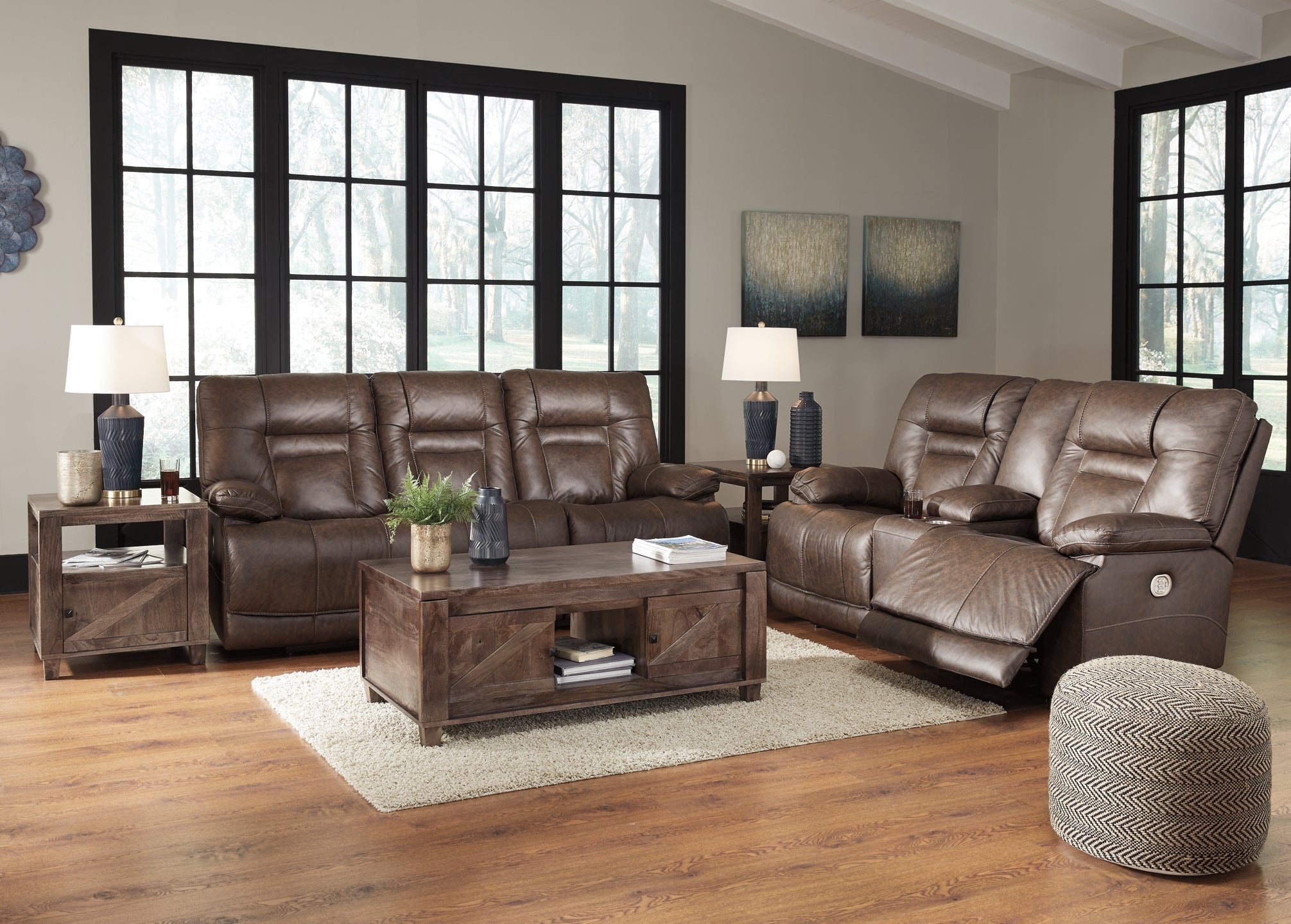 Wurstrow Power Reclining Sofa and Loveseat