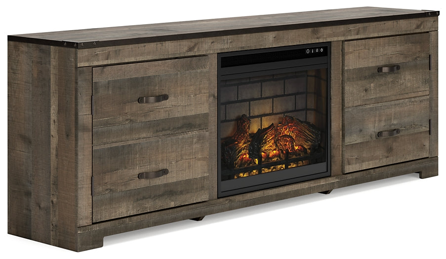 Trinell 72" TV Stand with Electric Fireplace