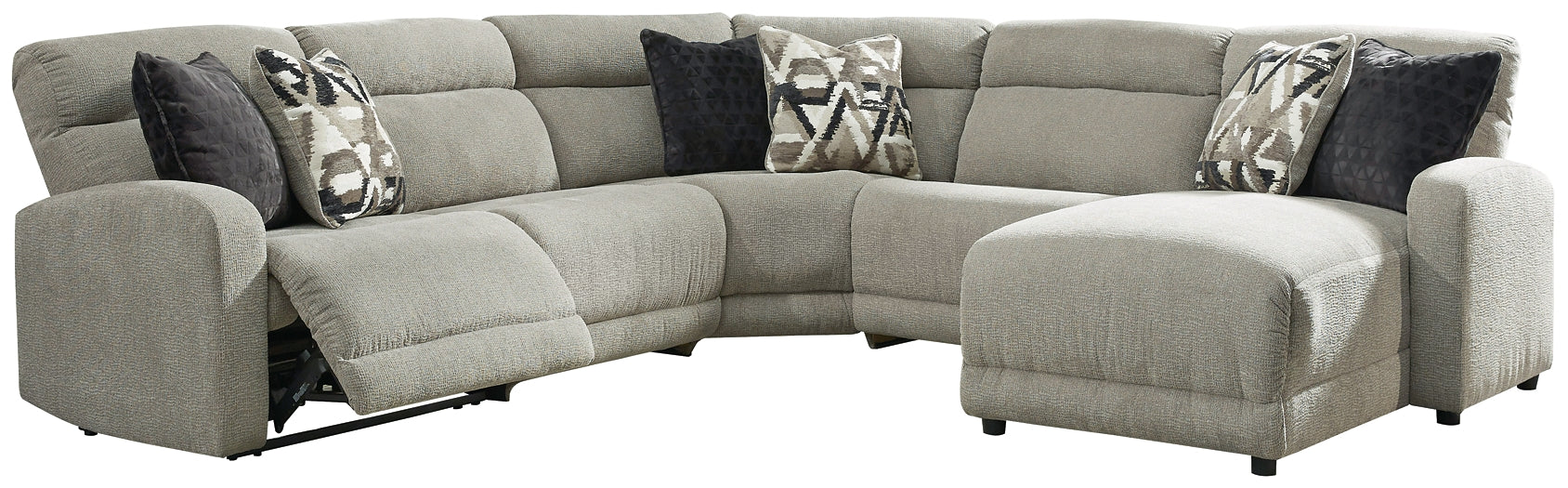 Colleyville 5-Piece Power Reclining Sectional with Chaise