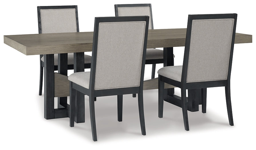 Foyland Dining Table and 4 Chairs