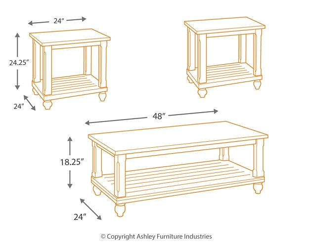 Mallacar Occasional Table (Set of 3)