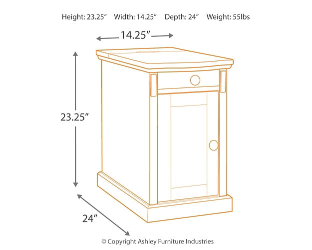 Laflorn Chair Side End Table