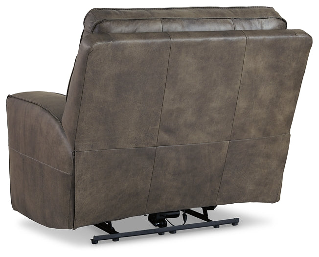 Game Plan Wide Seat Power Recliner