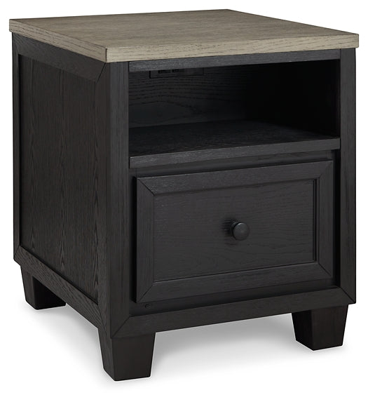 Foyland Rectangular End Table