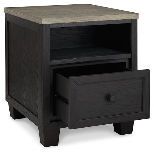 Foyland Rectangular End Table