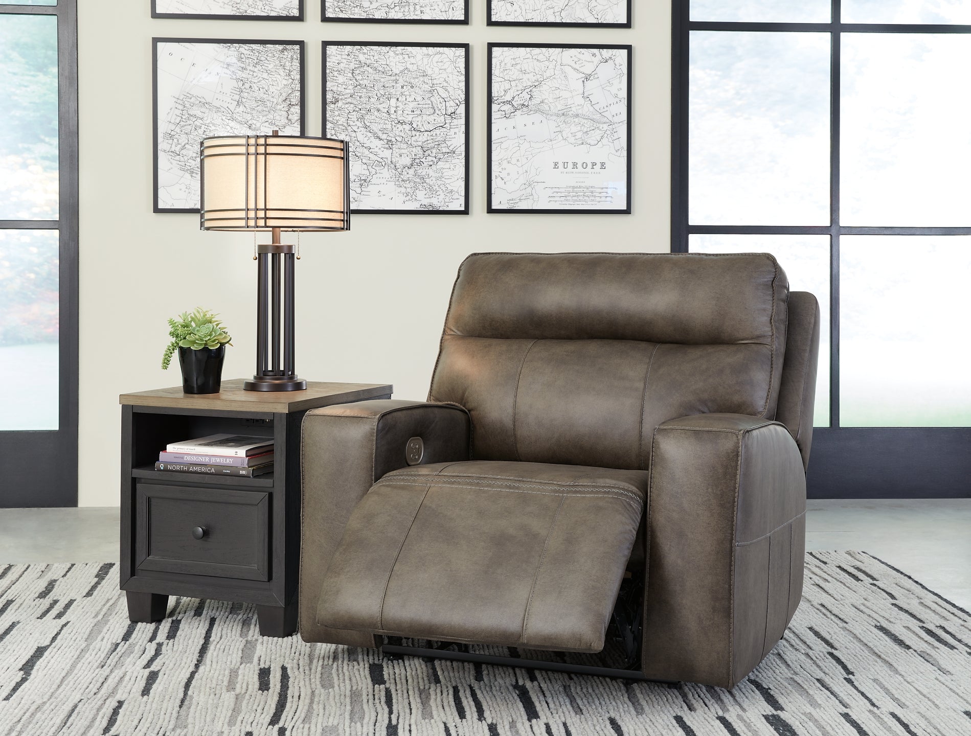 Game Plan Wide Seat Power Recliner