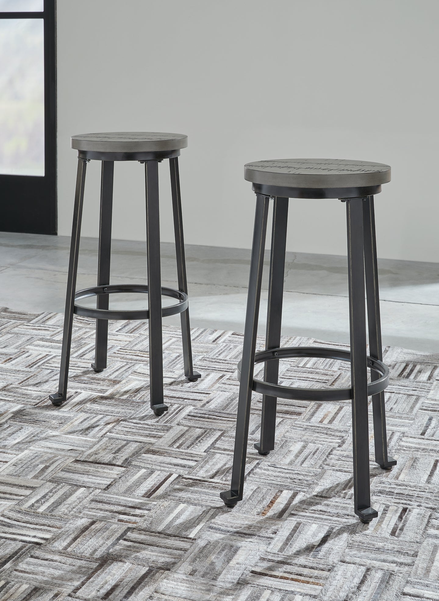 Challiman Bar Height Stool (Set of 2)