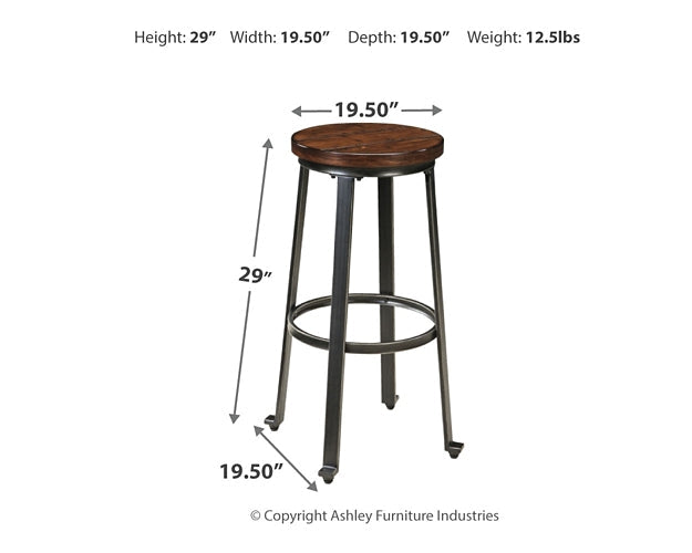 Challiman Bar Height Bar Stool (Set of 2)