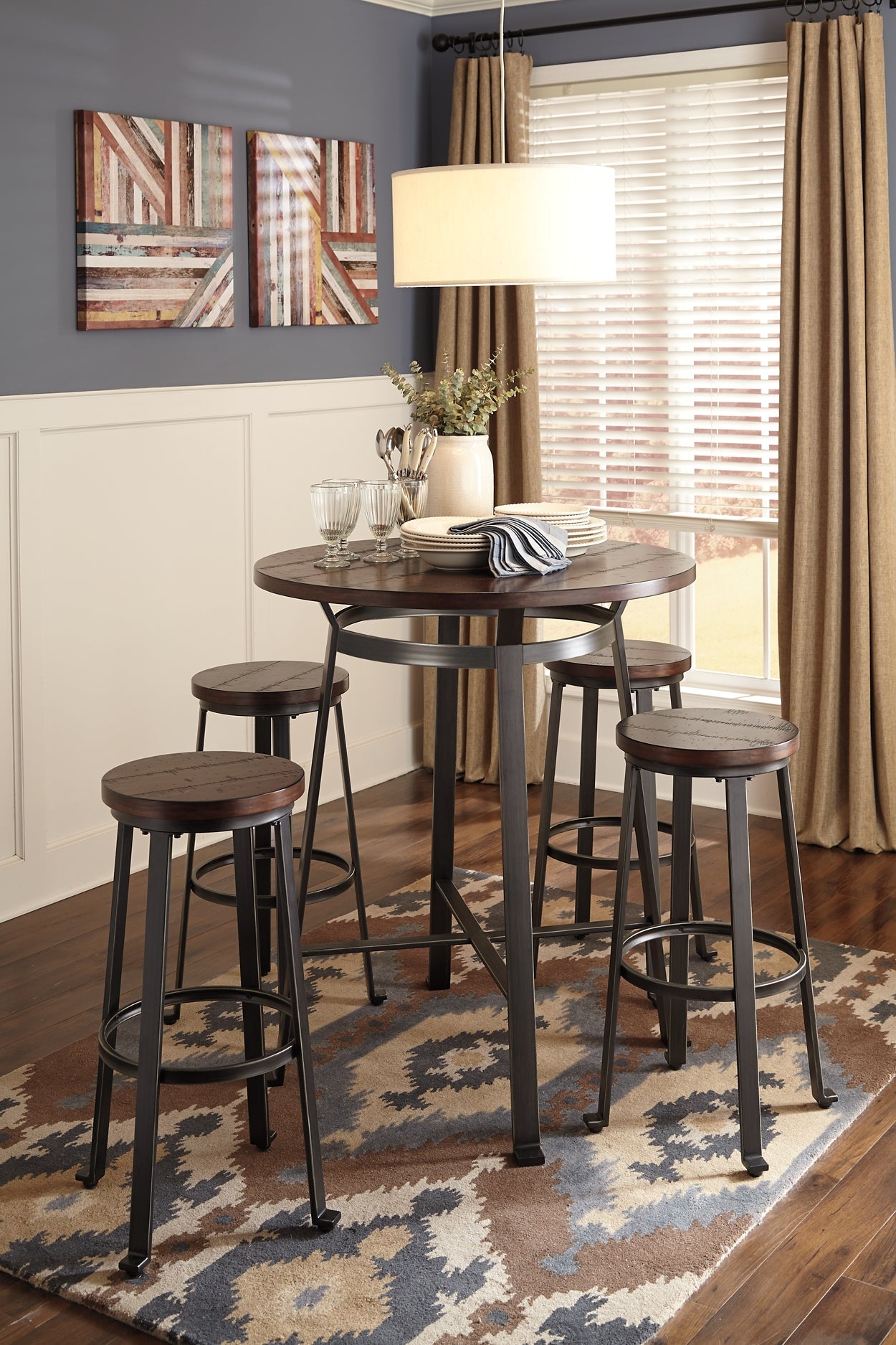 Challiman Bar Height Bar Stool (Set of 2)