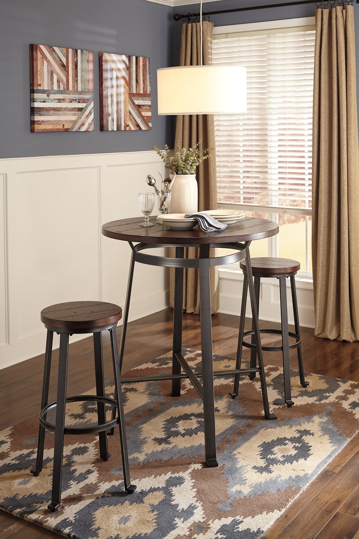 Challiman Bar Height Bar Stool (Set of 2)