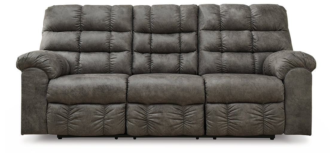 Derwin Reclining Sofa w/ Drop Down Table