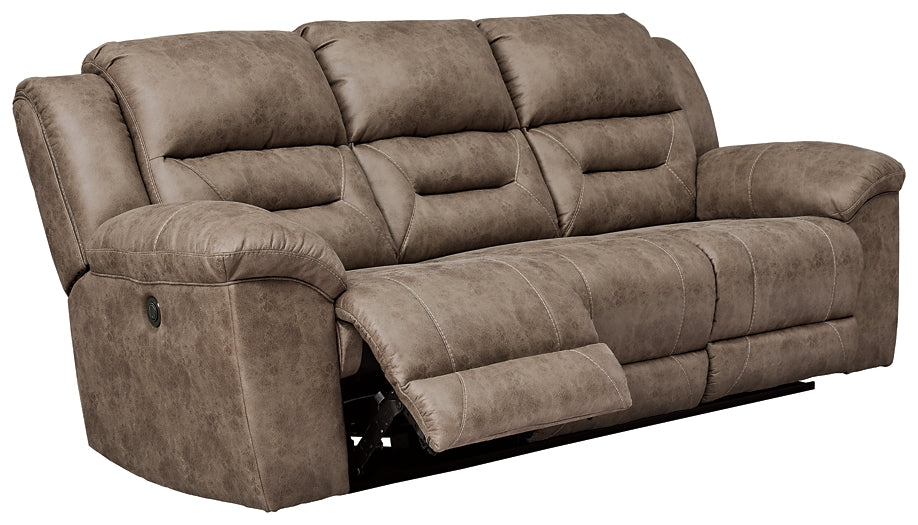 Stoneland Power Reclining Sofa and Loveseat