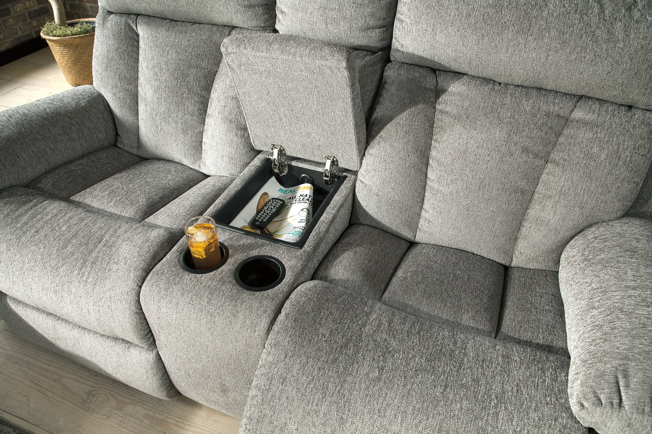 Mitchiner Manual Reclining Sofa and Loveseat