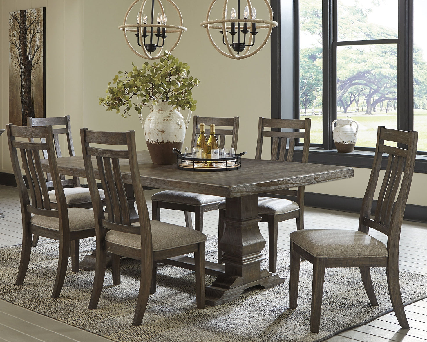 Wyndahl Dining Table and 6 Chairs