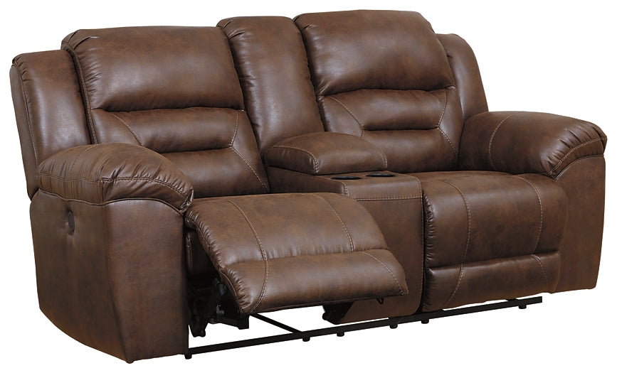 Stoneland Power Reclining Sofa and Loveseat