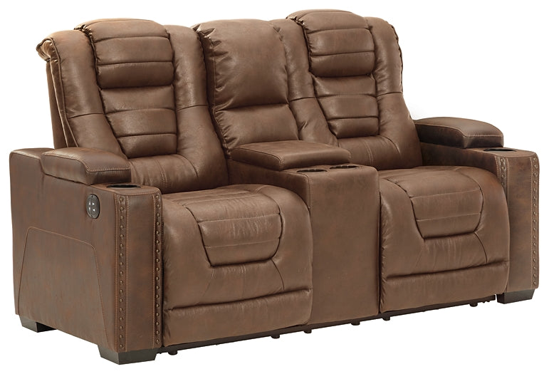 Owner's Box Power Reclining Sofa and Loveseat