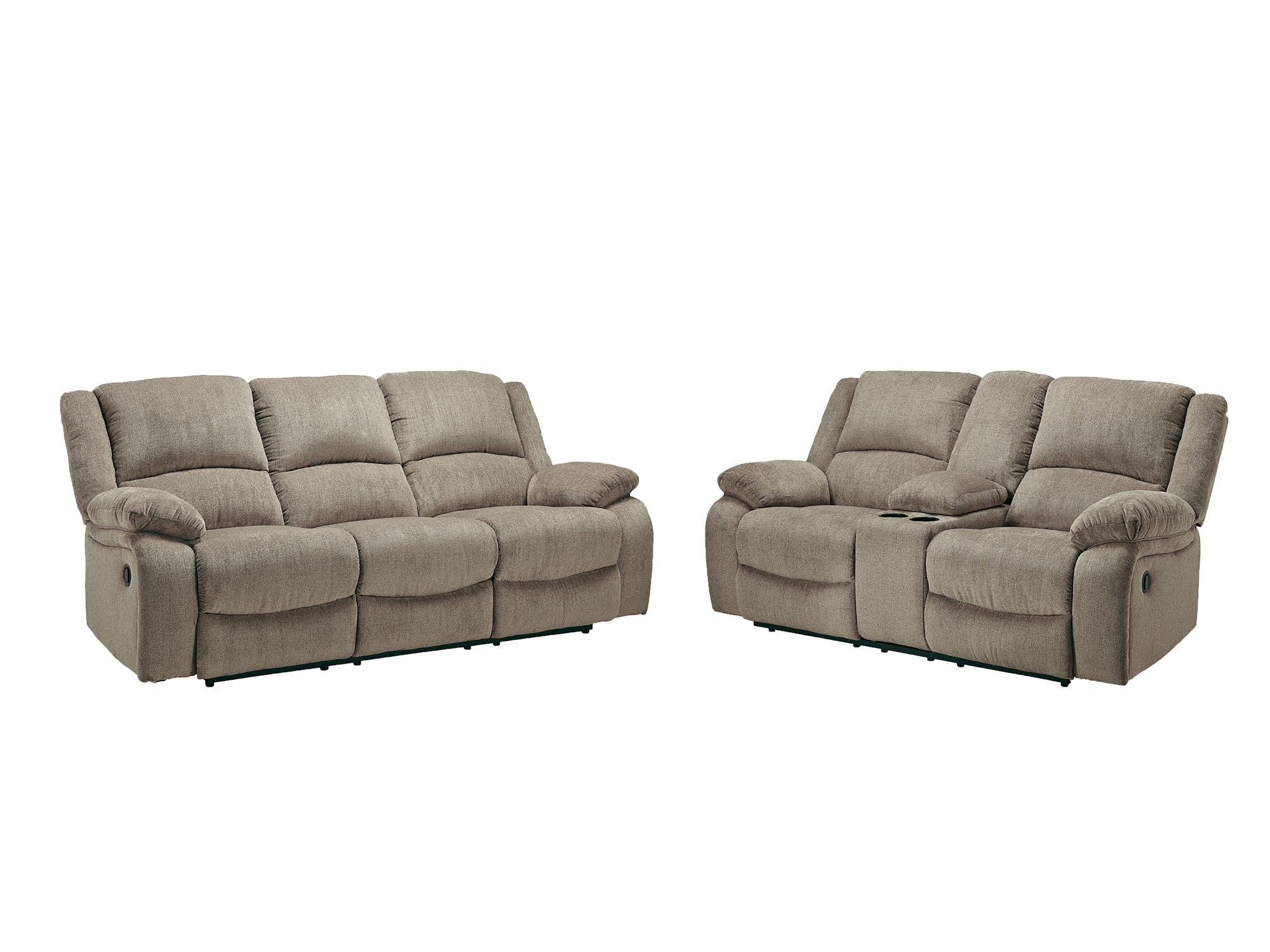 Draycoll Manual Reclining Sofa and Loveseat