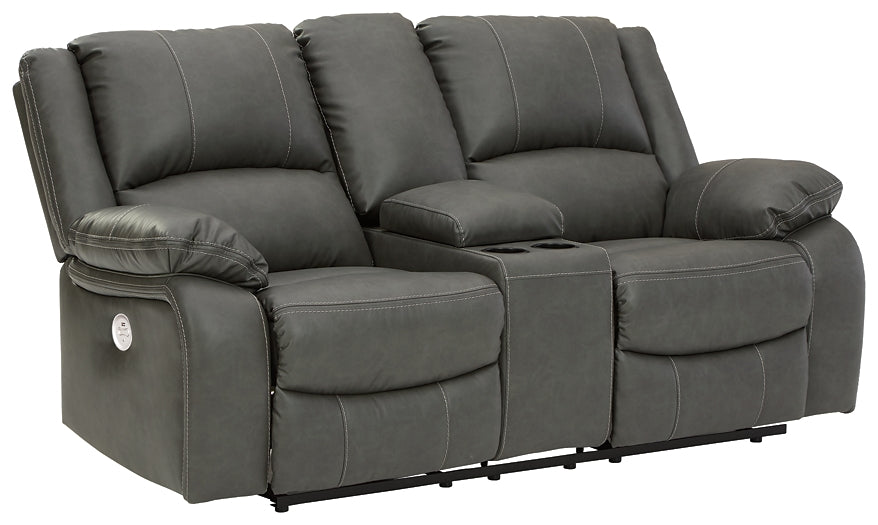 Calderwell Power Reclining Sofa and Loveseat