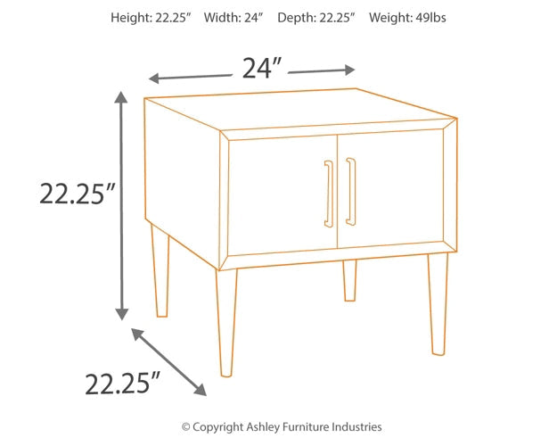 Kisper Coffee Table with 2 End Tables