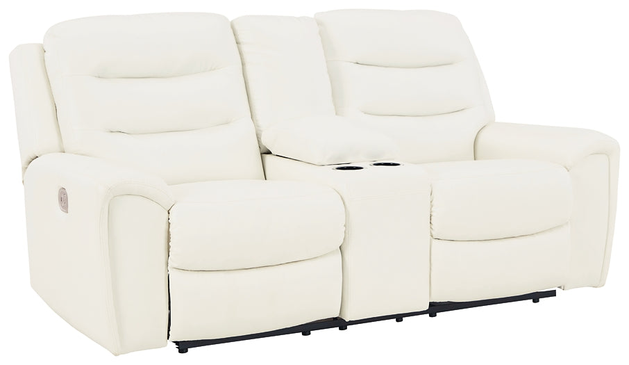 Warlin Power Reclining Sofa and Loveseat