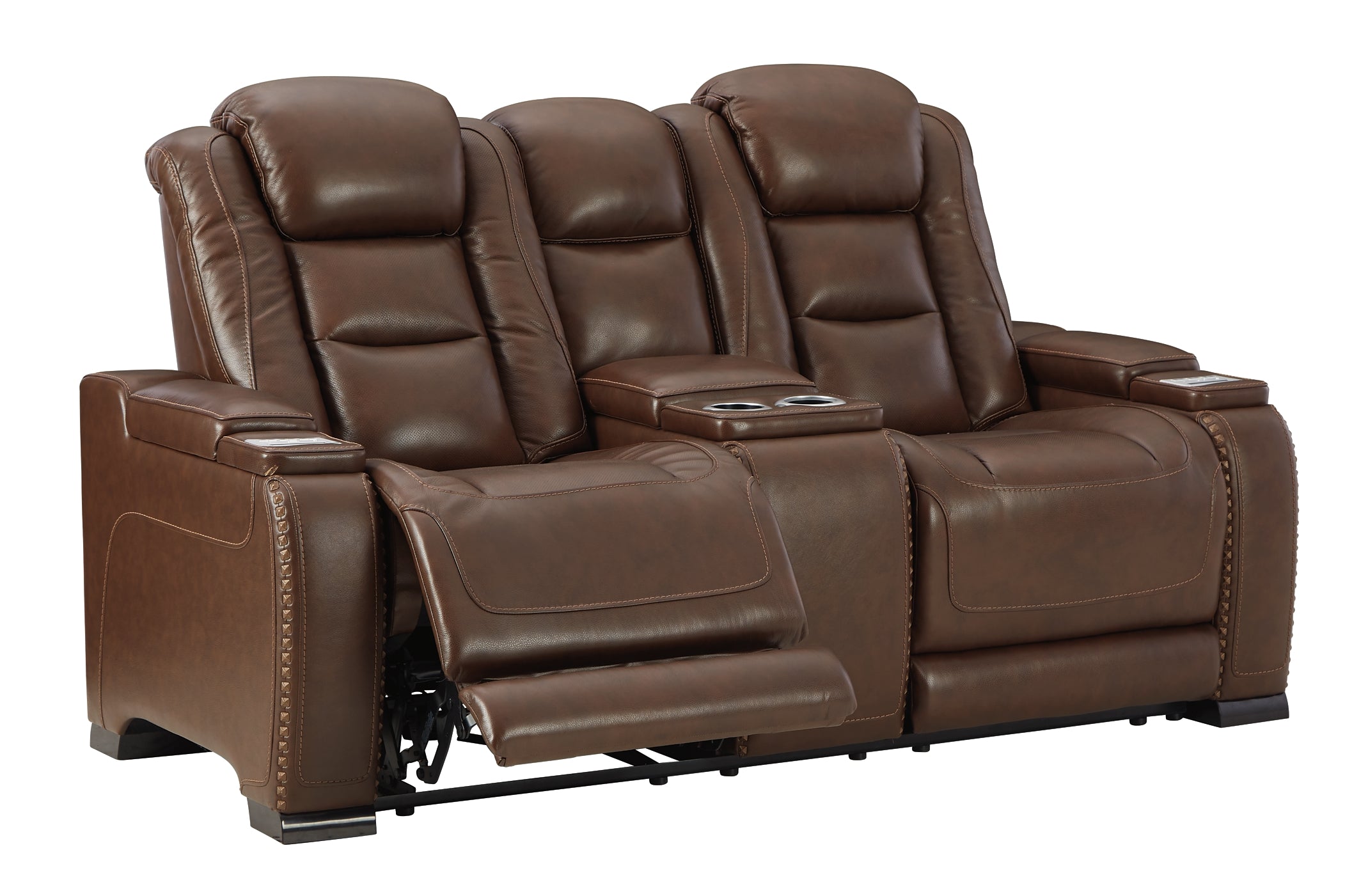 The Man-Den Power Reclining Sofa and Loveseat