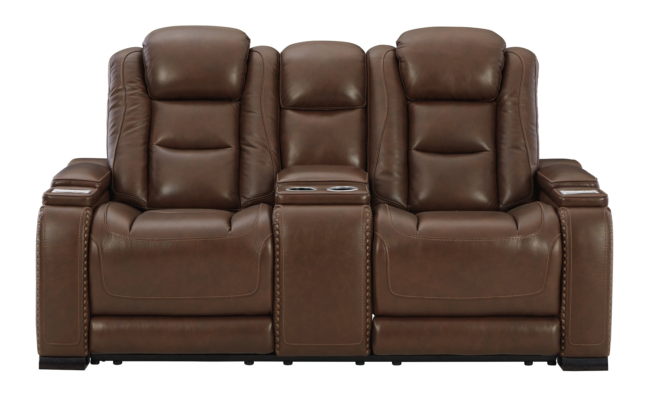 The Man-Den Power Reclining Sofa and Loveseat